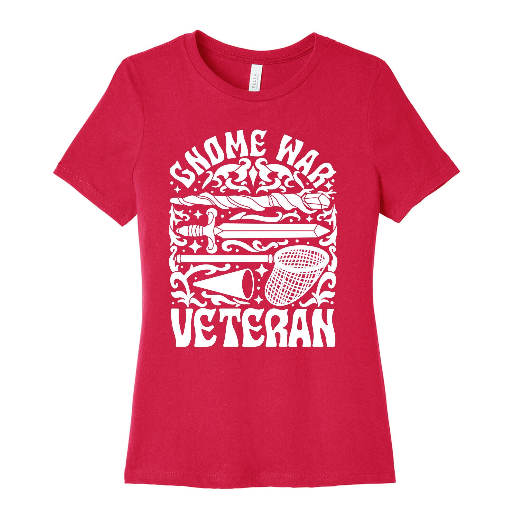 Gnome War Veteran Womens Cotton Tee