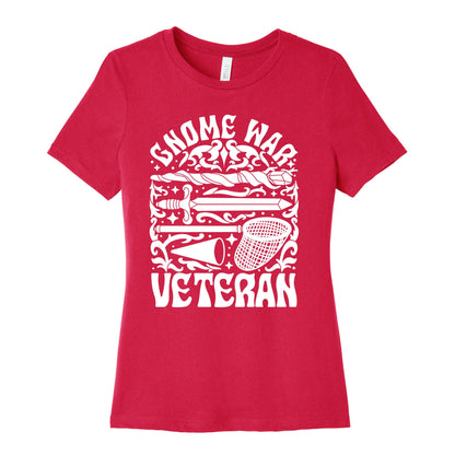 Gnome War Veteran Womens Cotton Tee