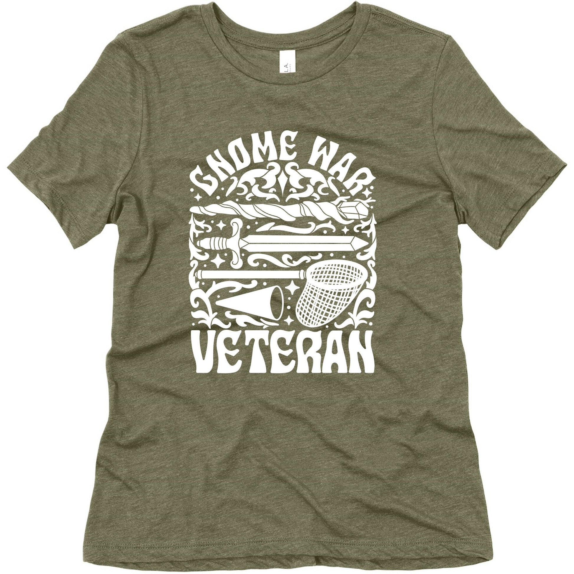Gnome War Veteran Womens Triblend Tee