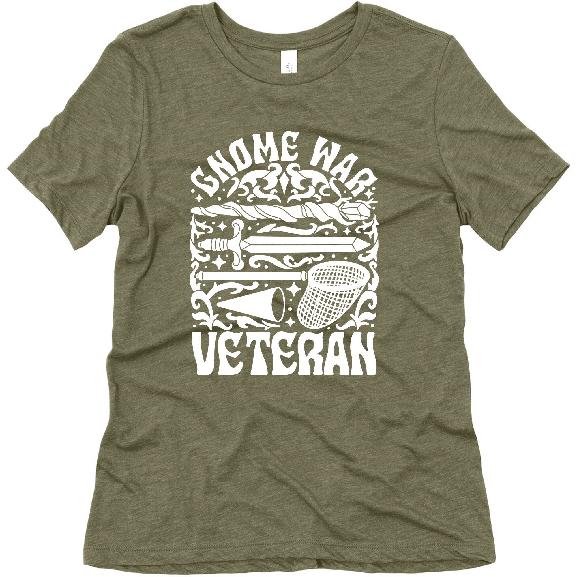 Gnome War Veteran Womens Triblend Tee