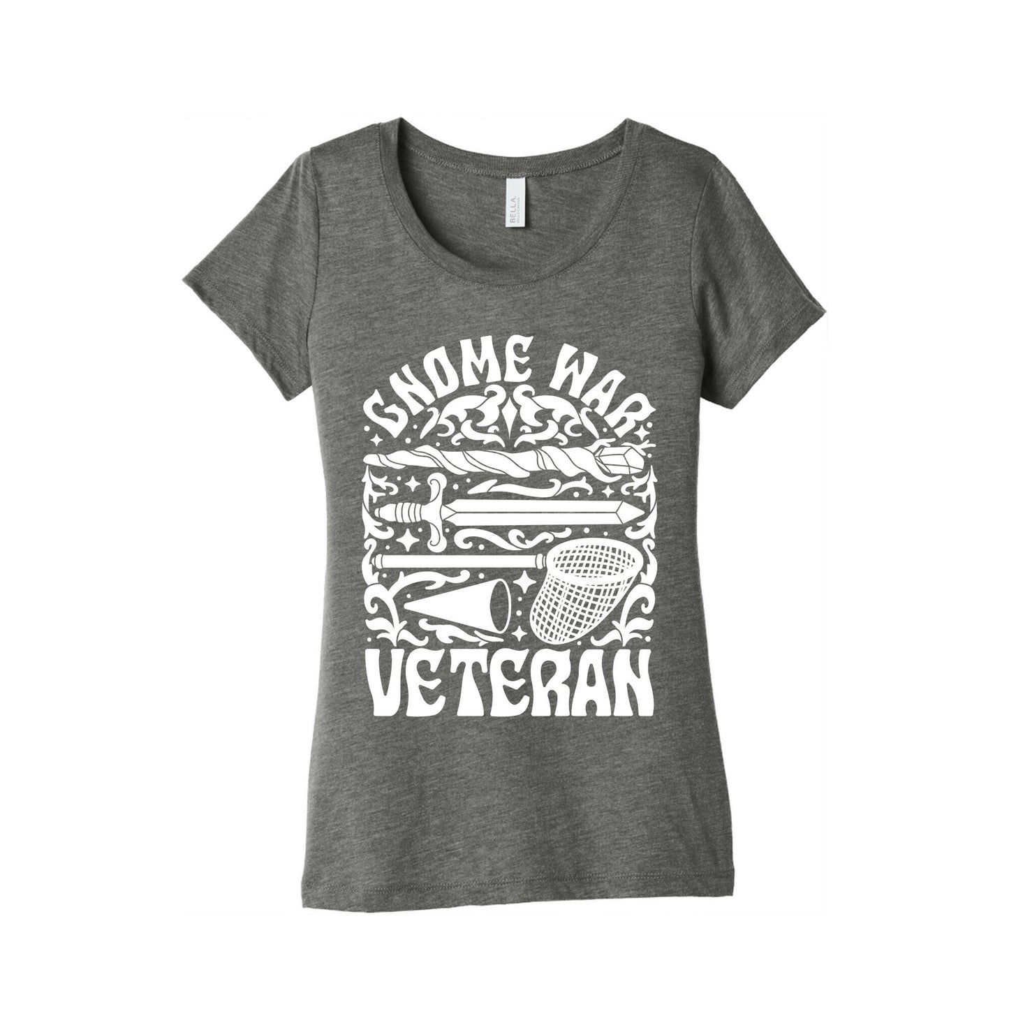 Gnome War Veteran Womens Triblend Tee