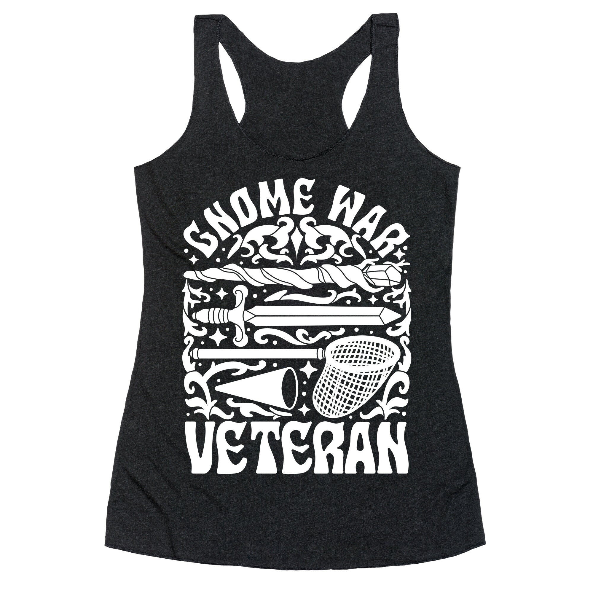 Gnome War Veteran Racerback Tank