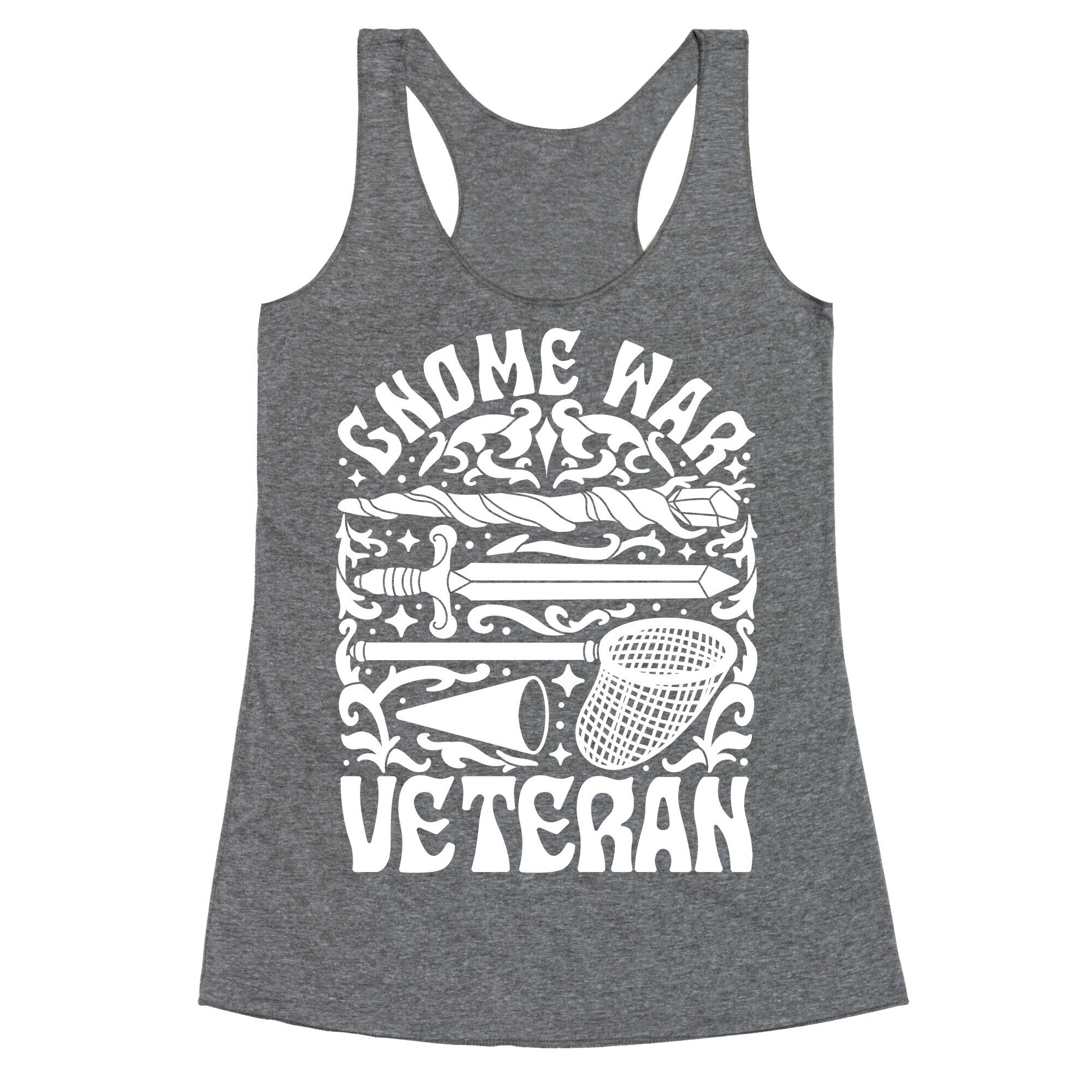 Gnome War Veteran Racerback Tank