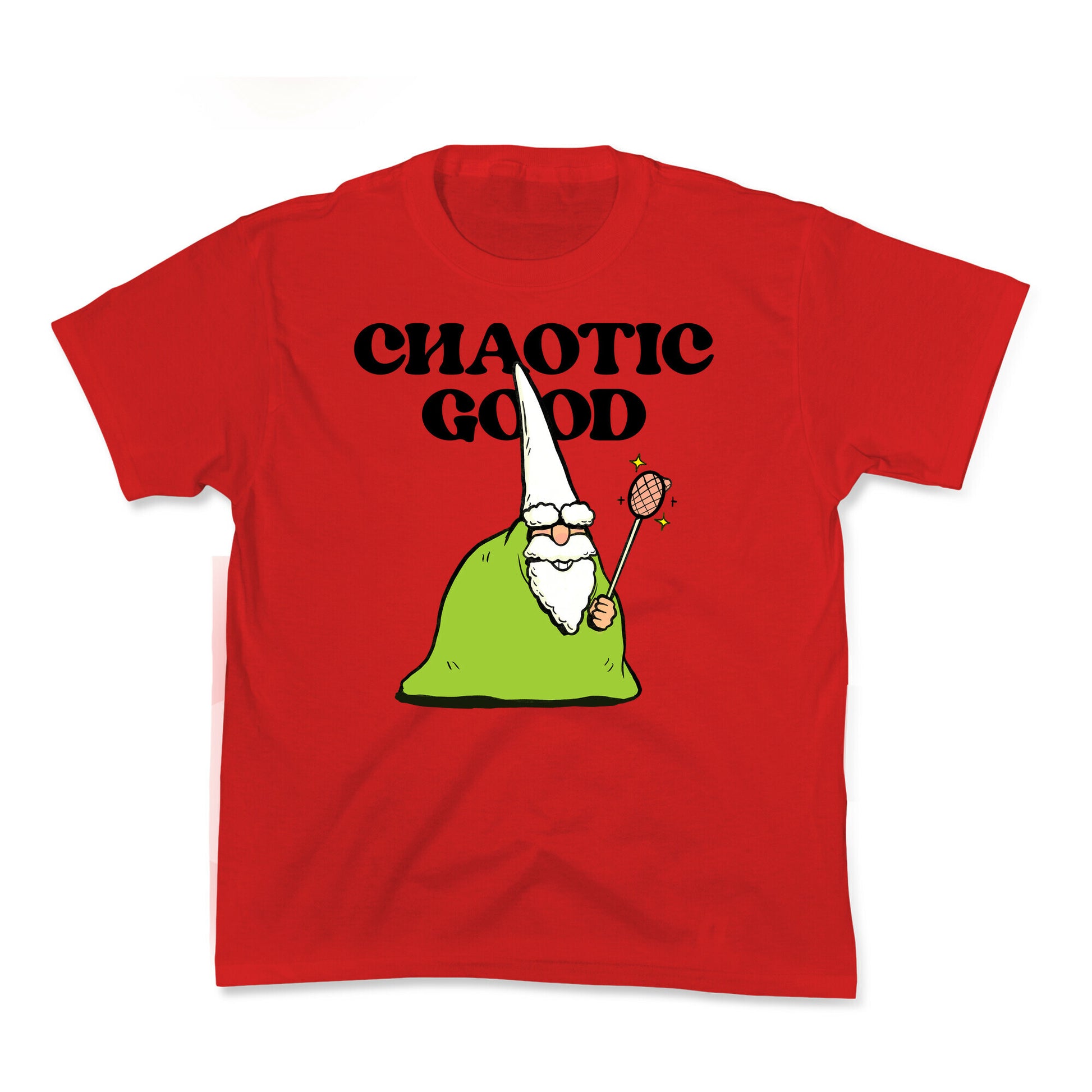 Chaotic Good Gnome Kids Tee
