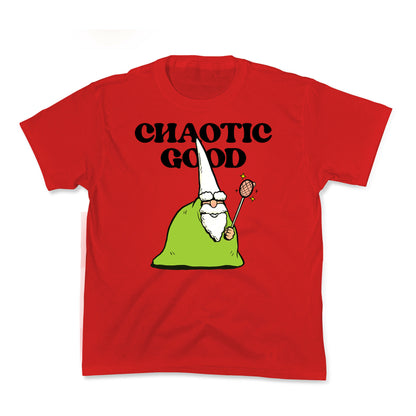 Chaotic Good Gnome Kids Tee