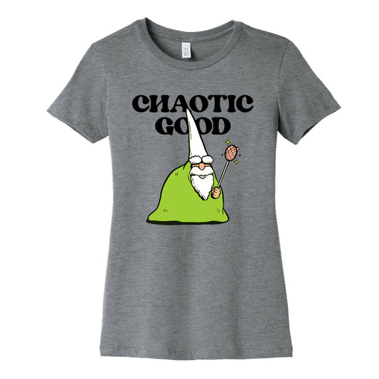 Chaotic Good Gnome Womens Cotton Tee