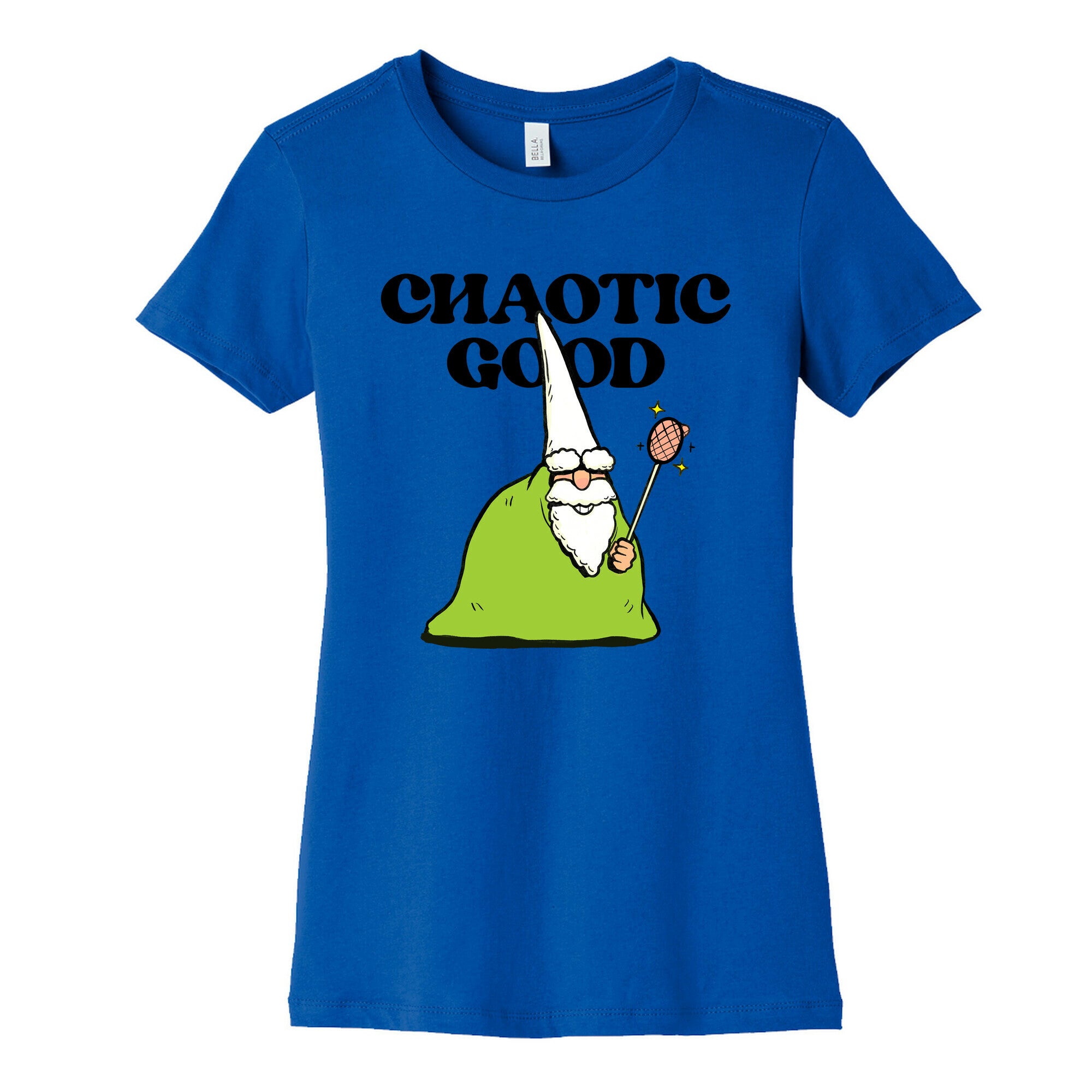 Chaotic Good Gnome Womens Cotton Tee