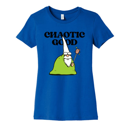 Chaotic Good Gnome Womens Cotton Tee