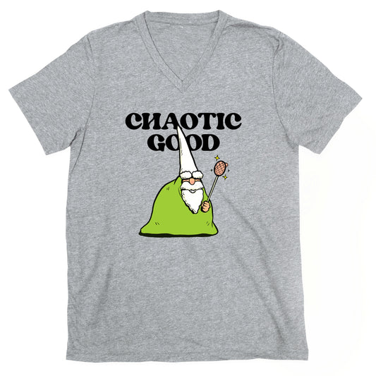 Chaotic Good Gnome V-Neck