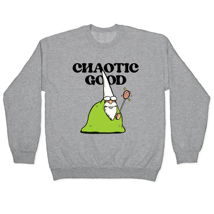 Chaotic Good Gnome Crewneck Sweatshirt