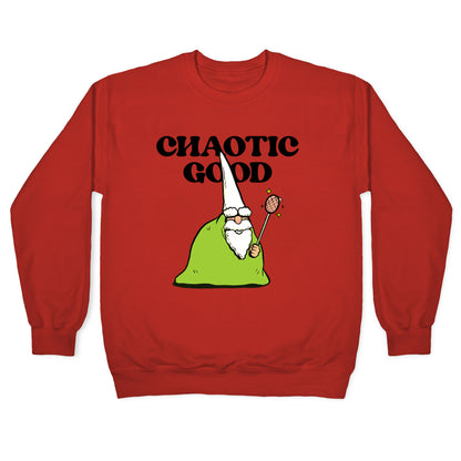 Chaotic Good Gnome Crewneck Sweatshirt