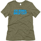 Joe Biden, Drop Out Womens Triblend Tee