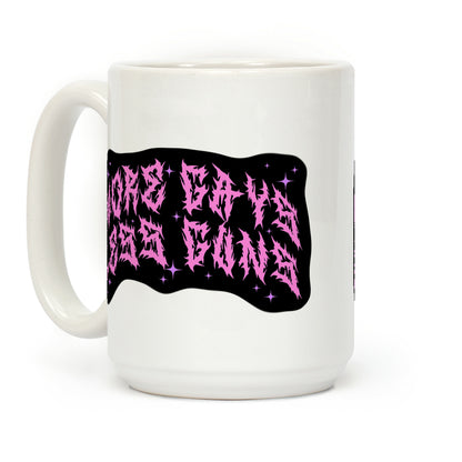 More Gays Less Guns Coffee Mug