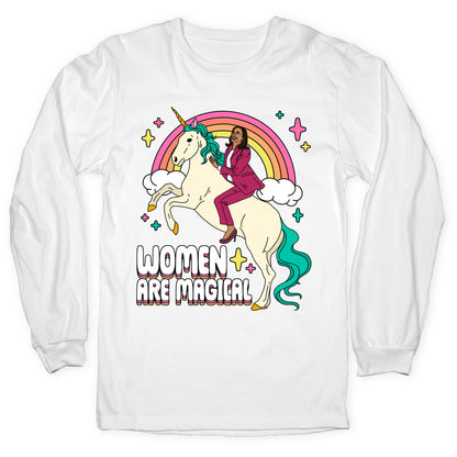 Women are Magical Kamala Harris Unicorn Longsleeve Tee