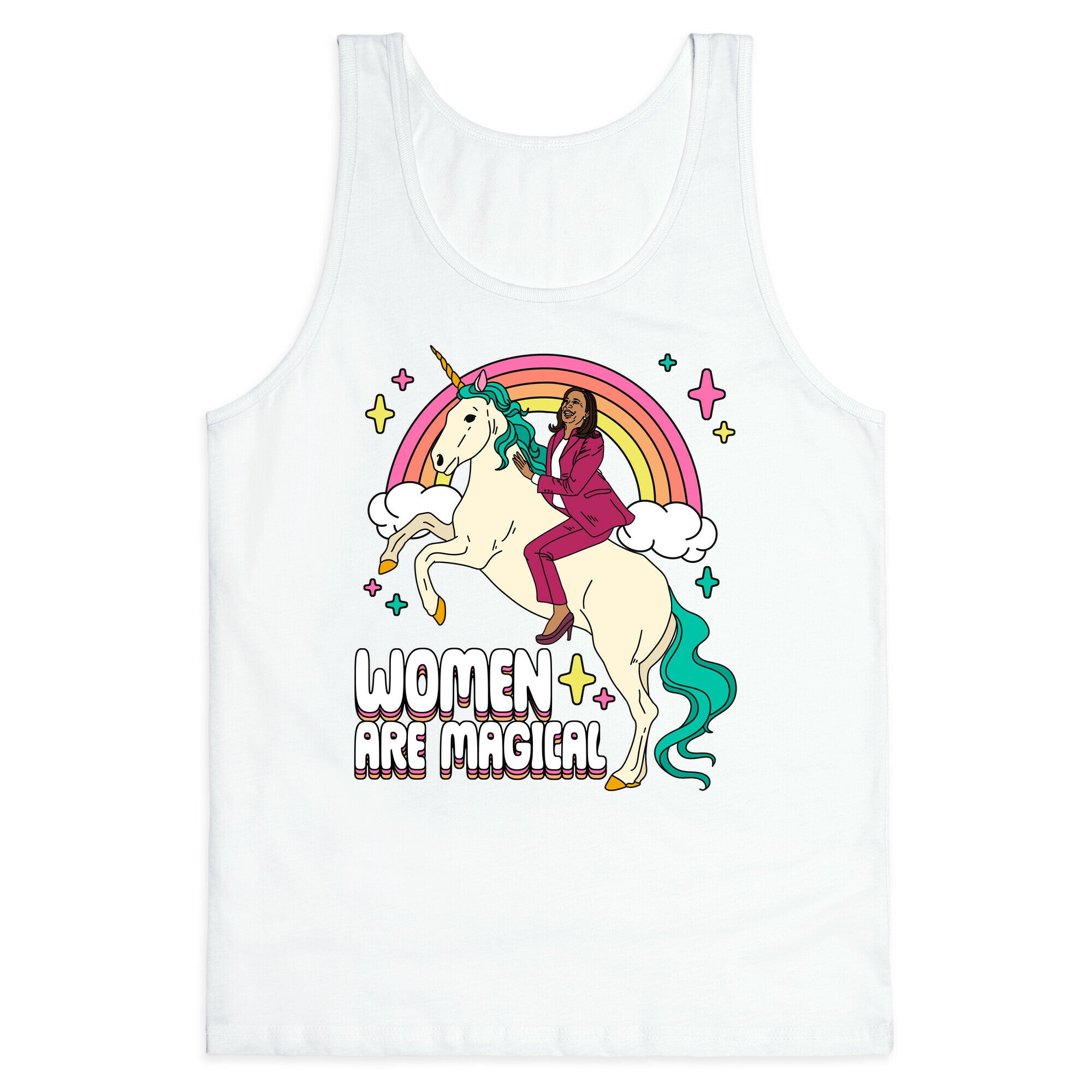 Women are Magical Kamala Harris Unicorn Tank Top