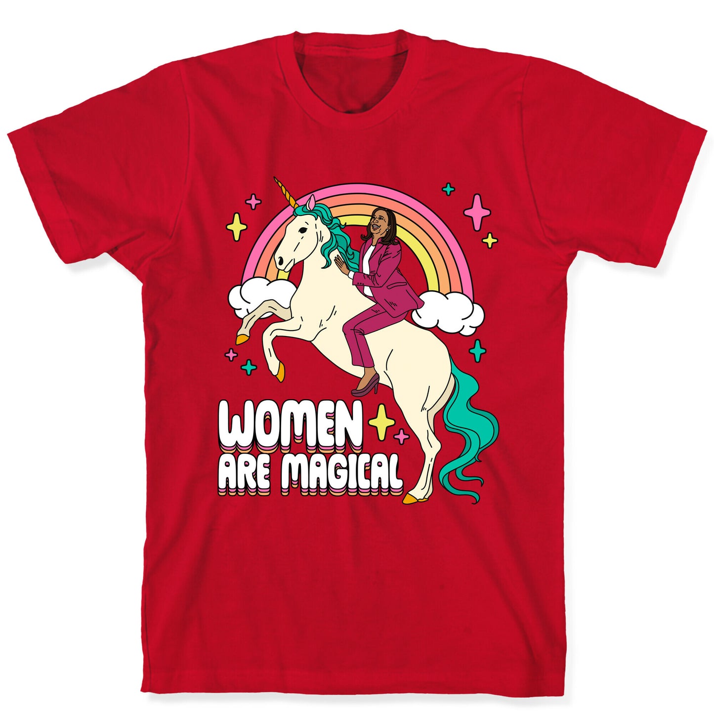 Women are Magical Kamala Harris Unicorn T-Shirt