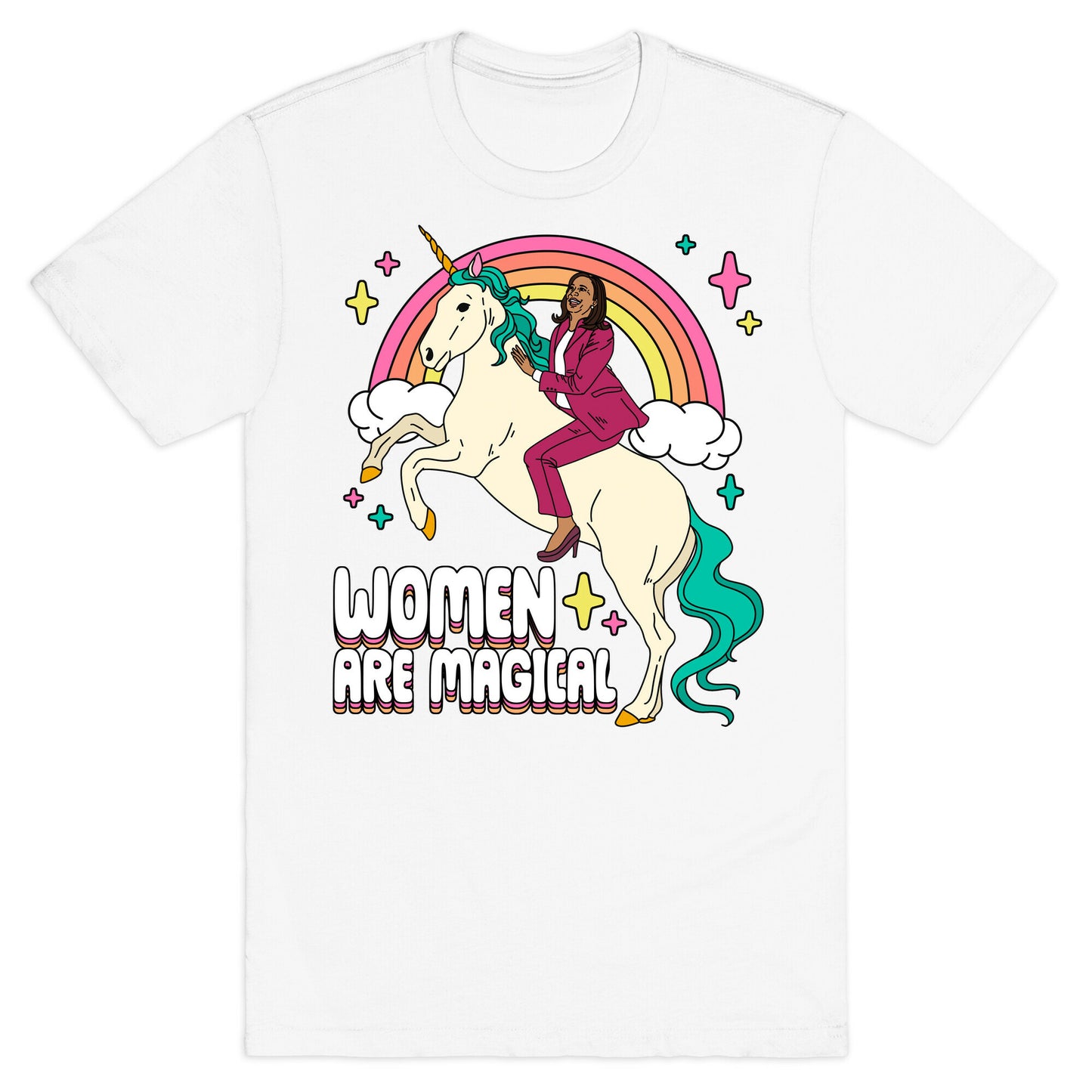 Women are Magical Kamala Harris Unicorn T-Shirt