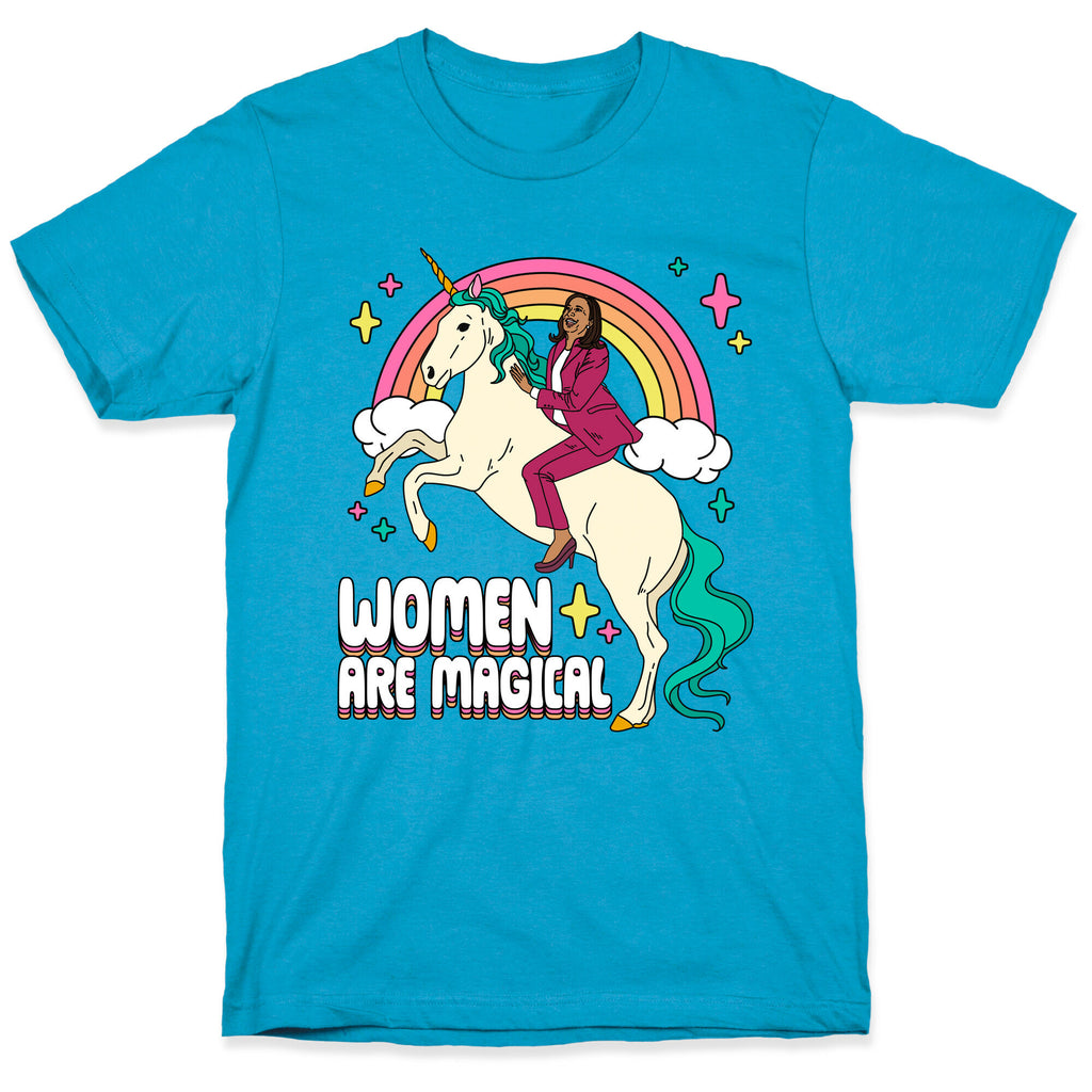 Women are Magical Kamala Harris Unicorn Unisex Triblend Tee