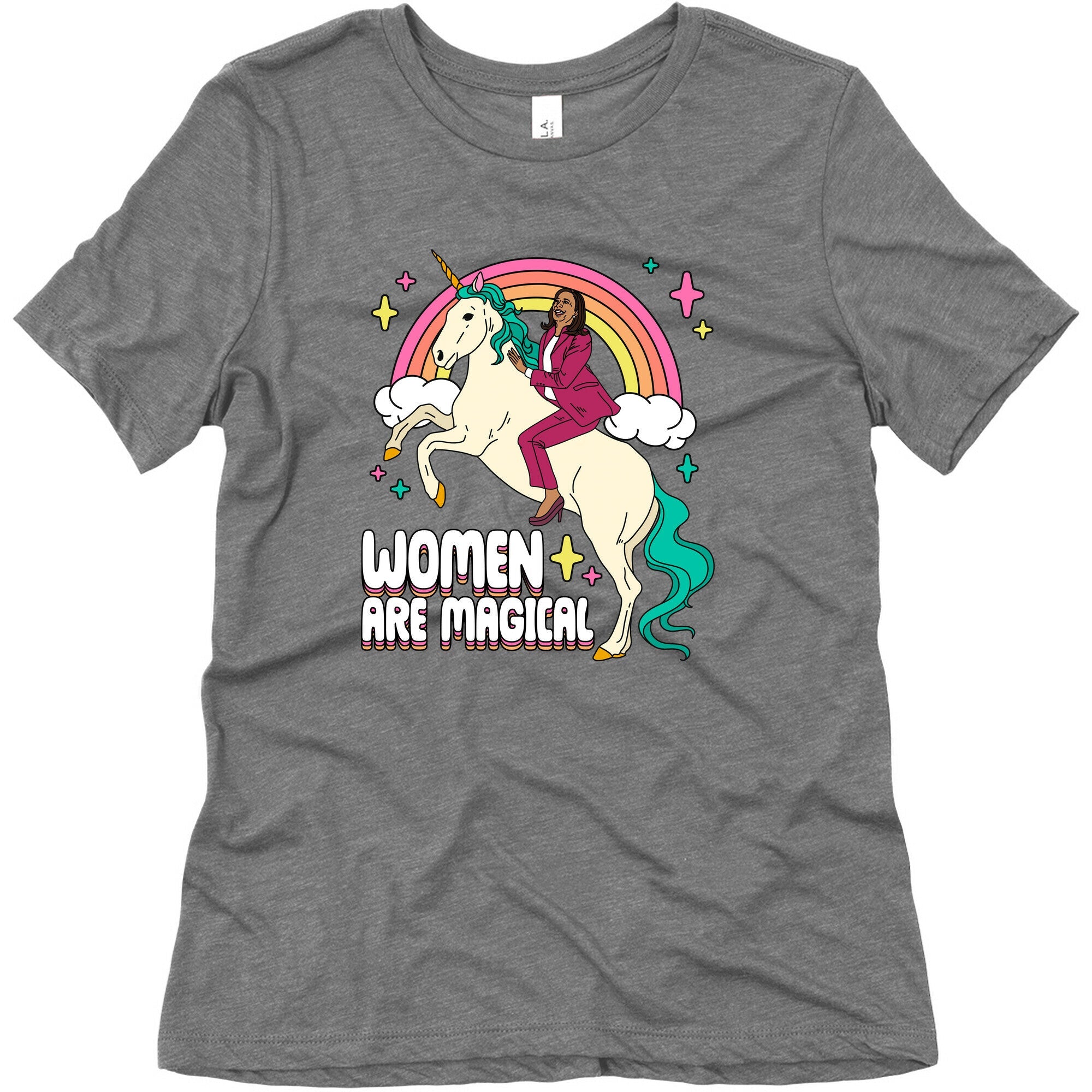Women are Magical Kamala Harris Unicorn Womens Triblend Tee