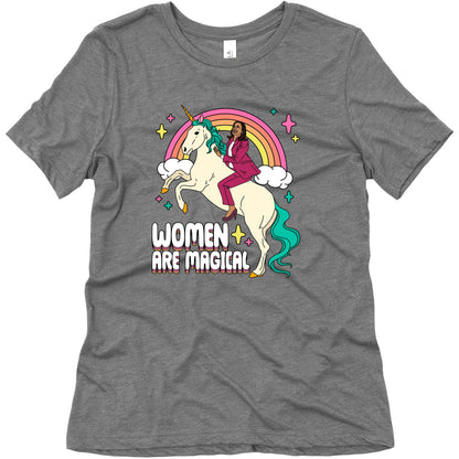 Women are Magical Kamala Harris Unicorn Womens Triblend Tee