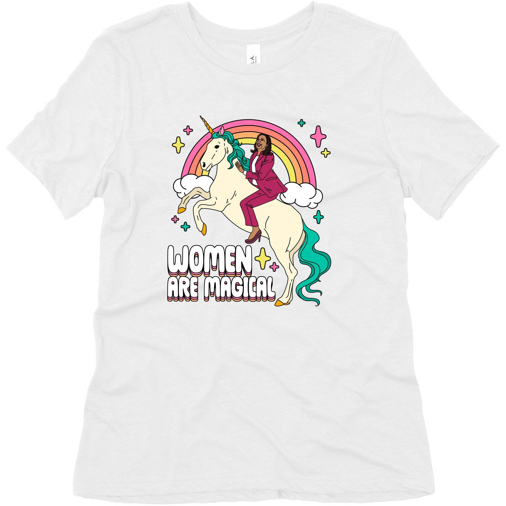 Women are Magical Kamala Harris Unicorn Womens Triblend Tee