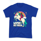 Women are Magical Kamala Harris Unicorn Kids Tee