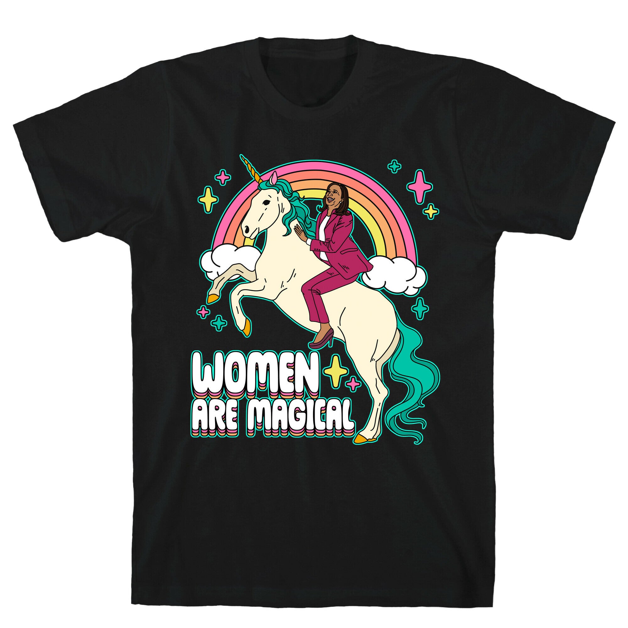 Women are Magical Kamala Harris Unicorn T-Shirt