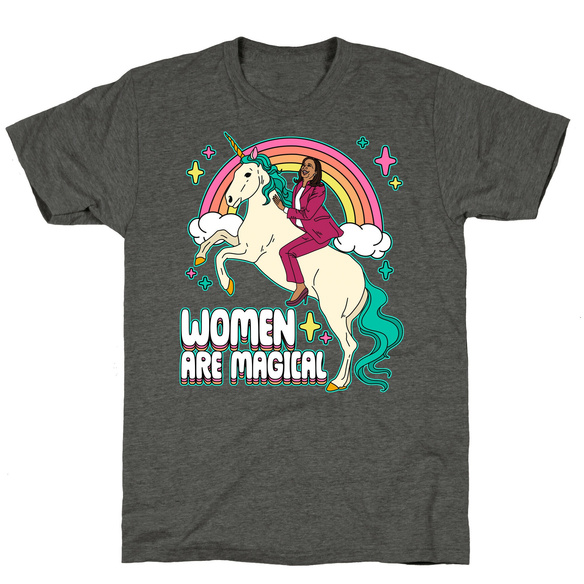 Women are Magical Kamala Harris Unicorn Unisex Triblend Tee