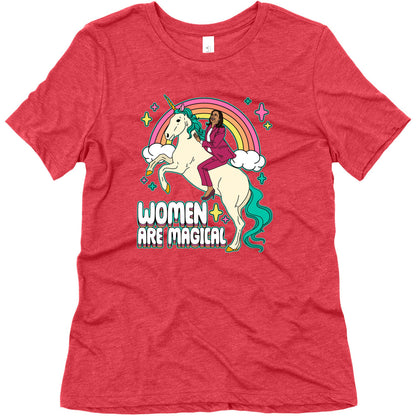 Women are Magical Kamala Harris Unicorn Womens Triblend Tee