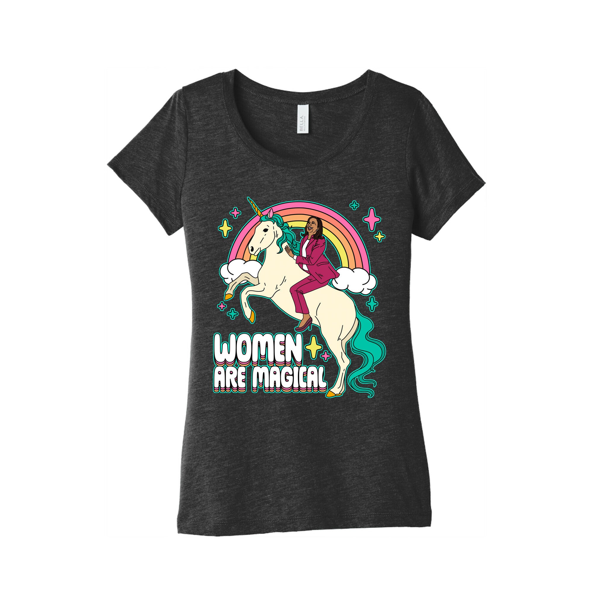 Women are Magical Kamala Harris Unicorn Womens Triblend Tee