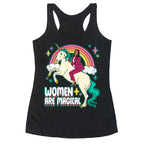 Women are Magical Kamala Harris Unicorn Racerback Tank
