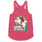 Women are Magical Kamala Harris Unicorn Racerback Tank