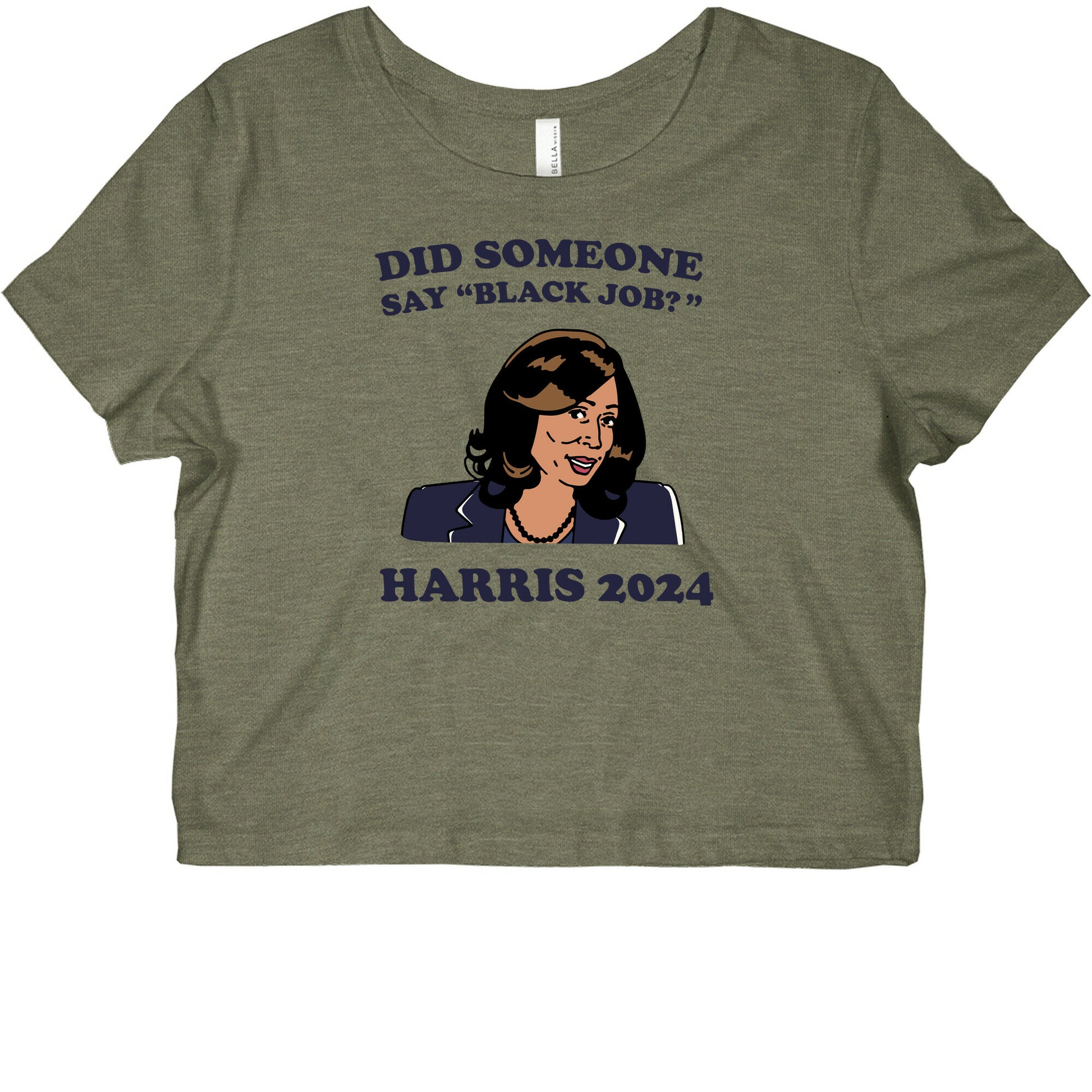 Did Someone Say Black Job? Kamala Harris 2024 Graphic Baby Tee