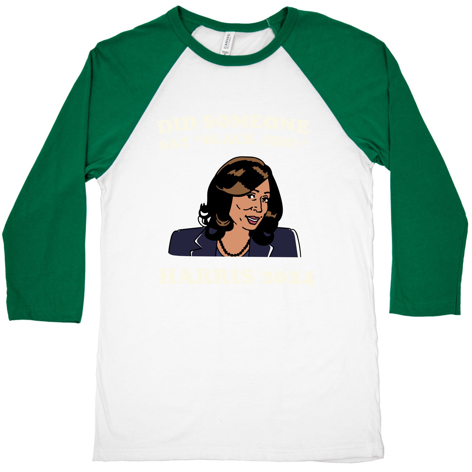 Did Someone Say Black Job? Kamala Harris 2024 Baseball Tee