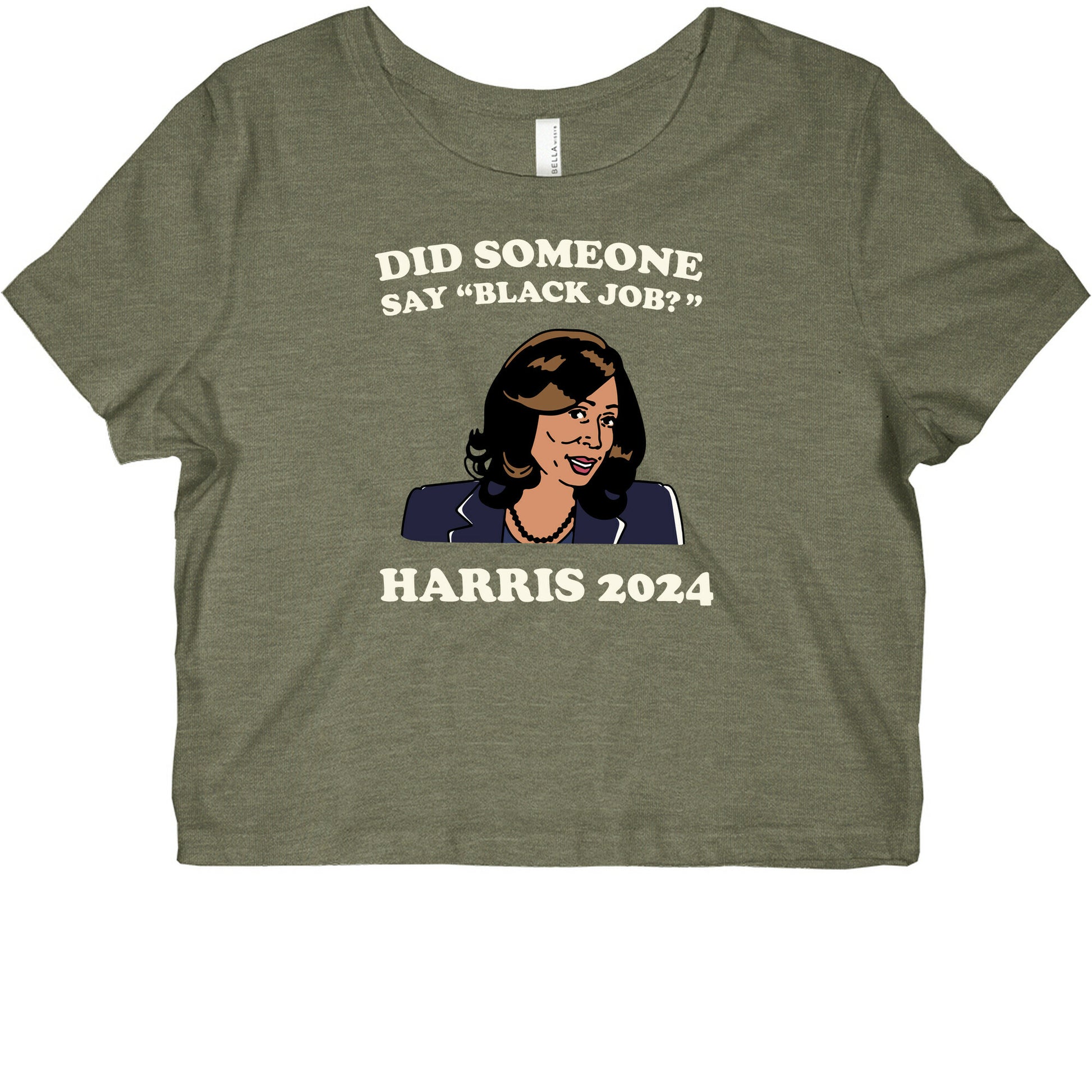 Did Someone Say Black Job? Kamala Harris 2024 Graphic Baby Tee
