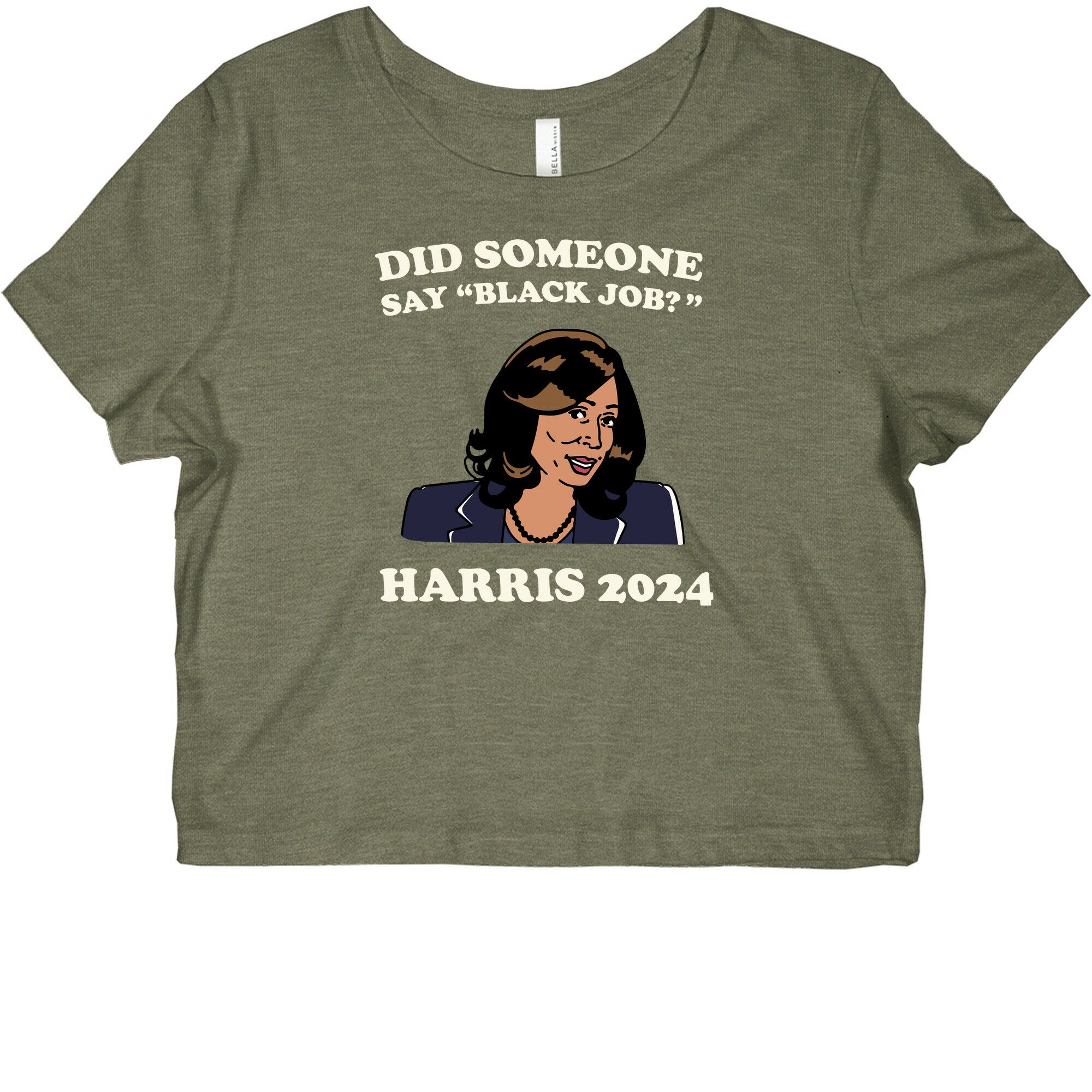 Did Someone Say Black Job? Kamala Harris 2024 Graphic Baby Tee