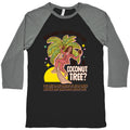You think you just fell out of a coconut tree? Kamala Harris Baseball Tee
