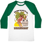 You think you just fell out of a coconut tree? Kamala Harris Baseball Tee