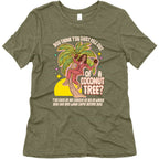 You think you just fell out of a coconut tree? Kamala Harris Womens Triblend Tee