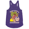 You think you just fell out of a coconut tree? Kamala Harris Racerback Tank