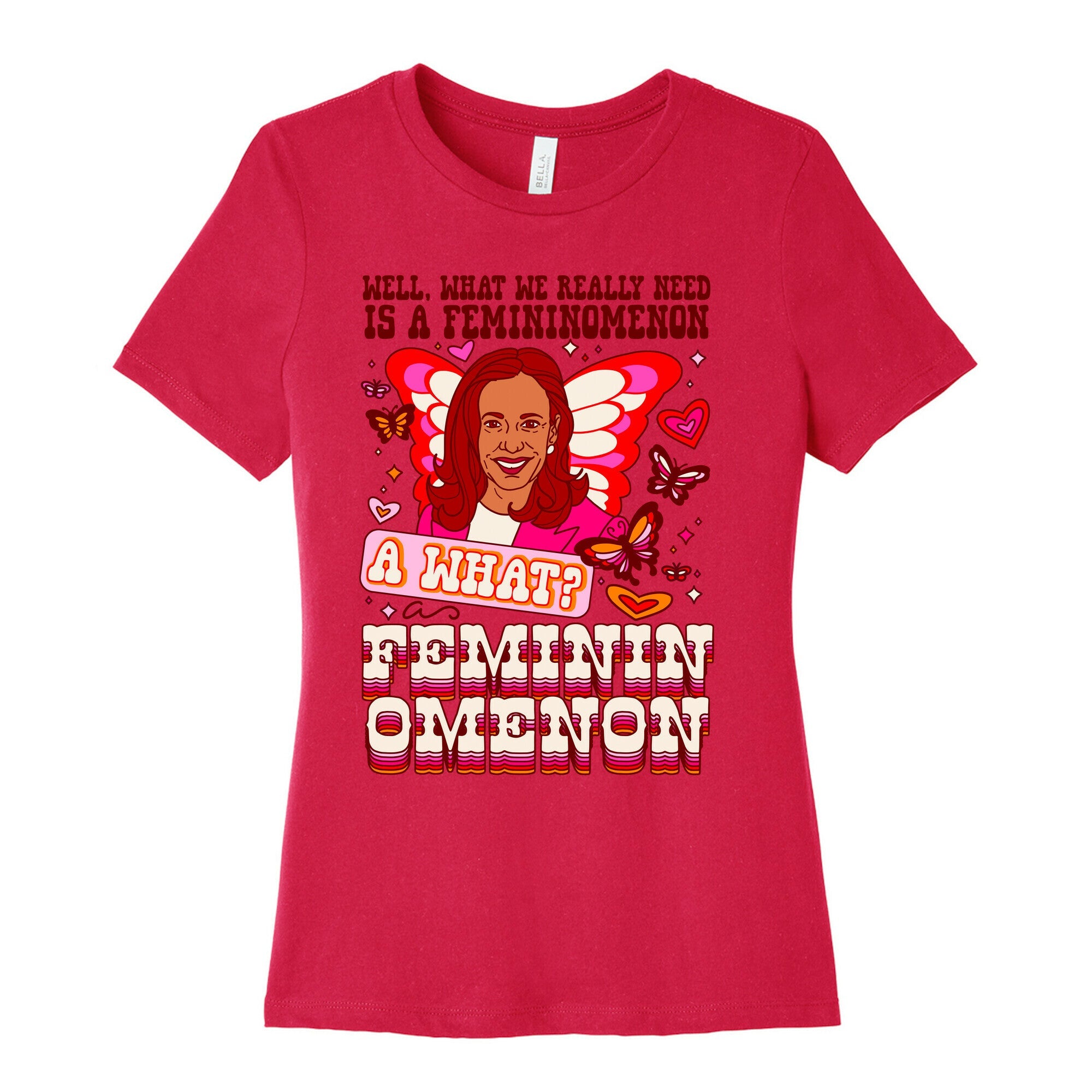 Kamala Harris A Femininomenon Womens Cotton Tee