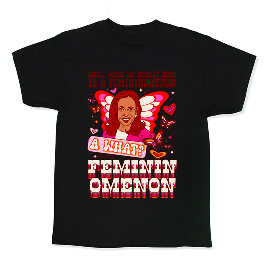 Kamala Harris A Femininomenon Kids Tee
