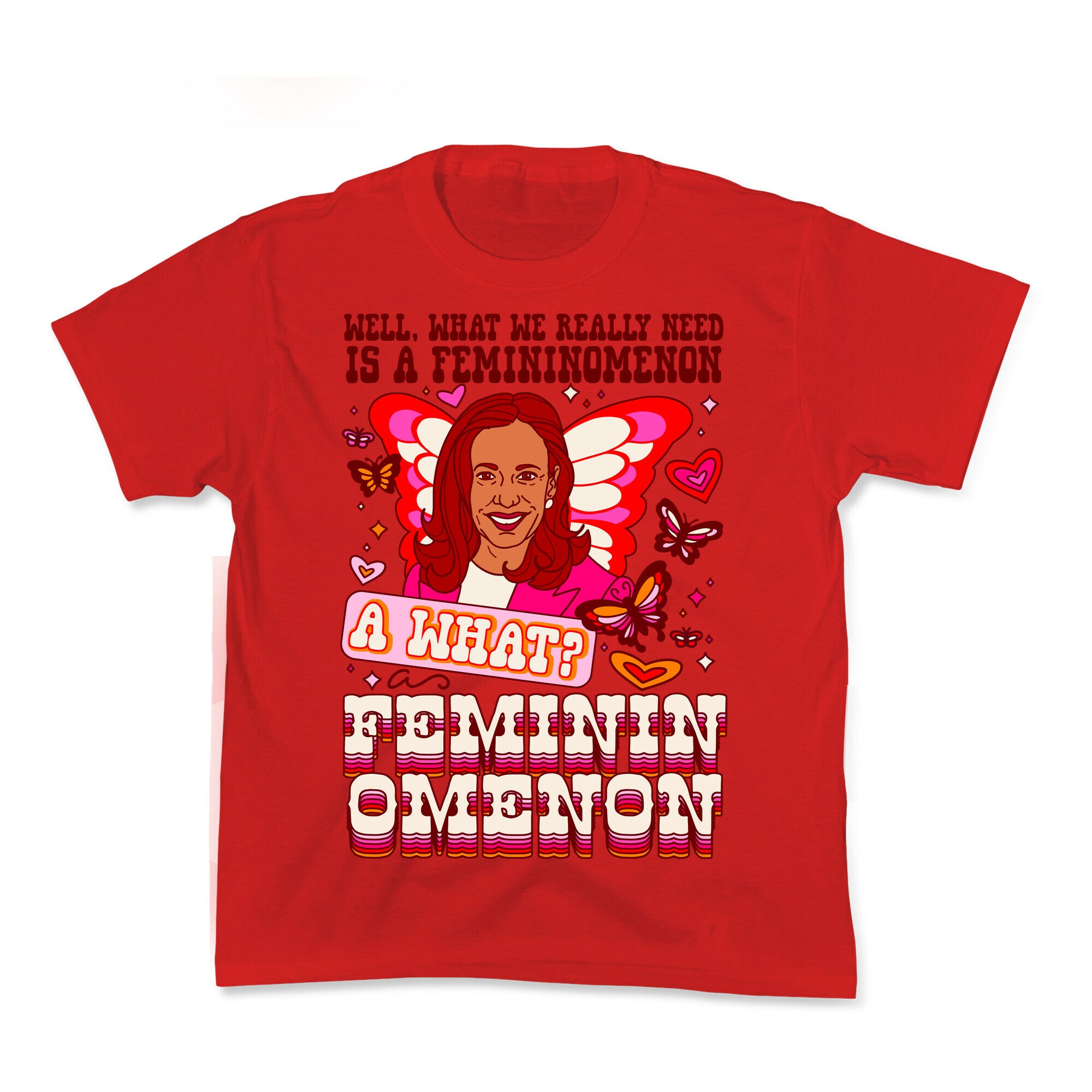 Kamala Harris A Femininomenon Kids Tee