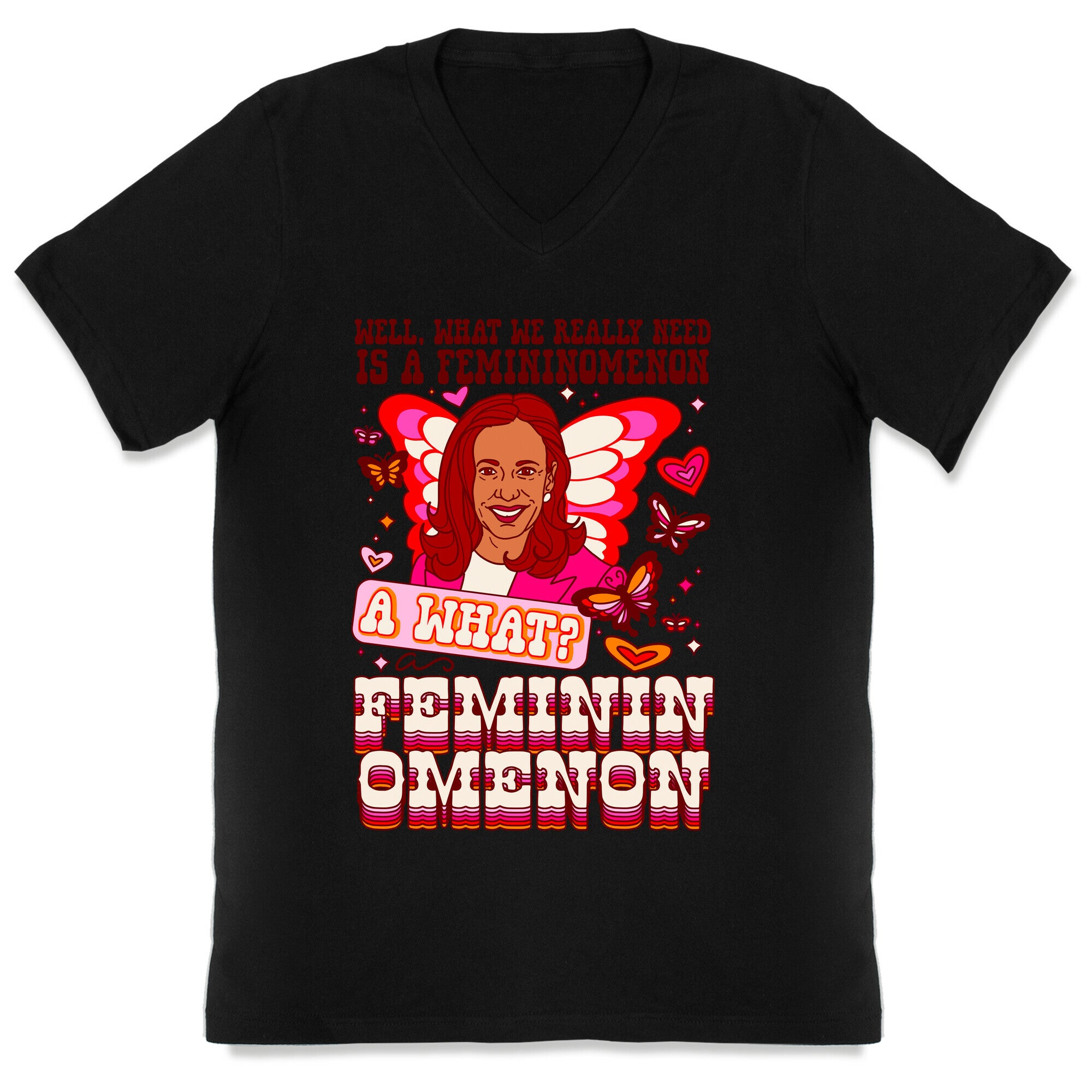 Kamala Harris A Femininomenon V-Neck
