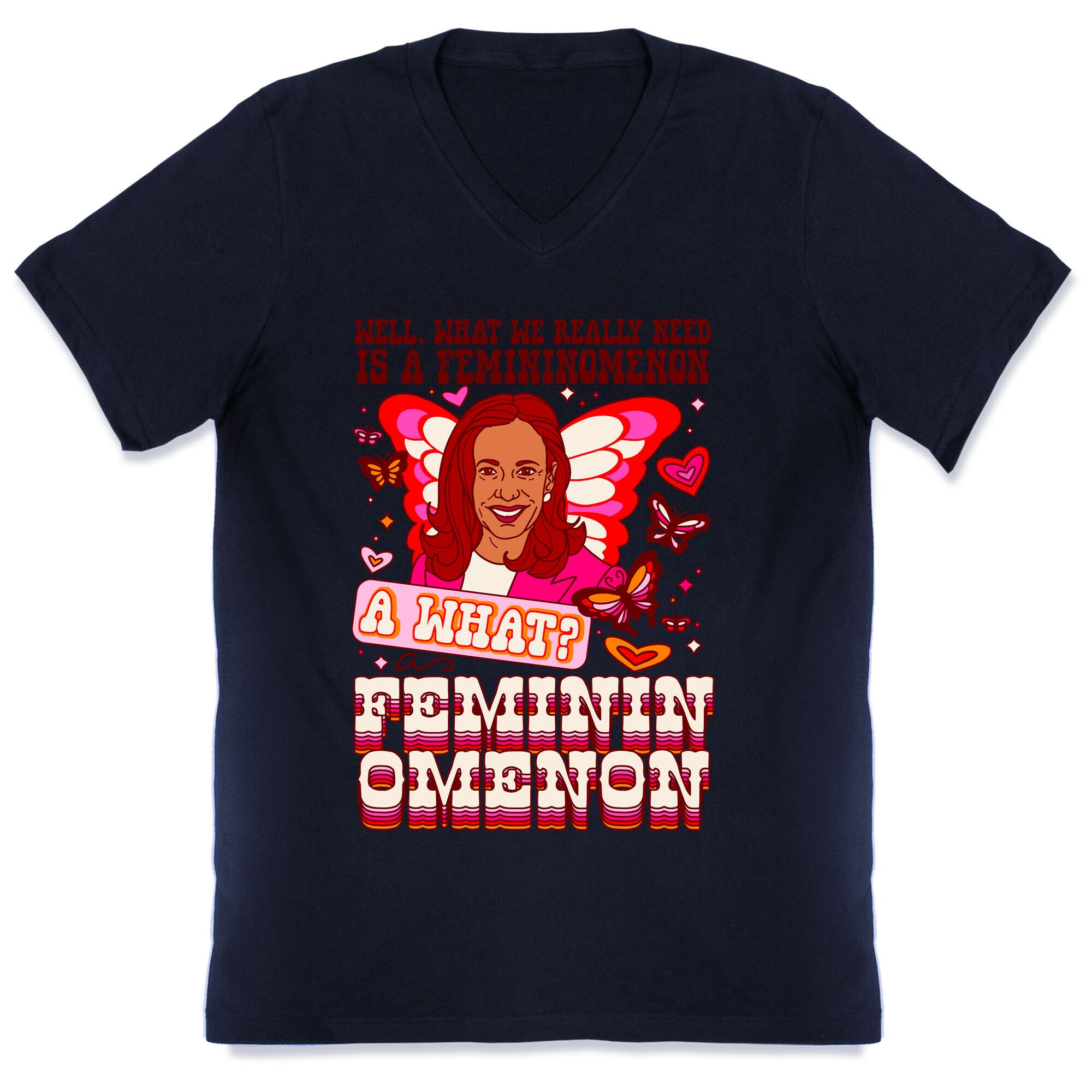 Kamala Harris A Femininomenon V-Neck
