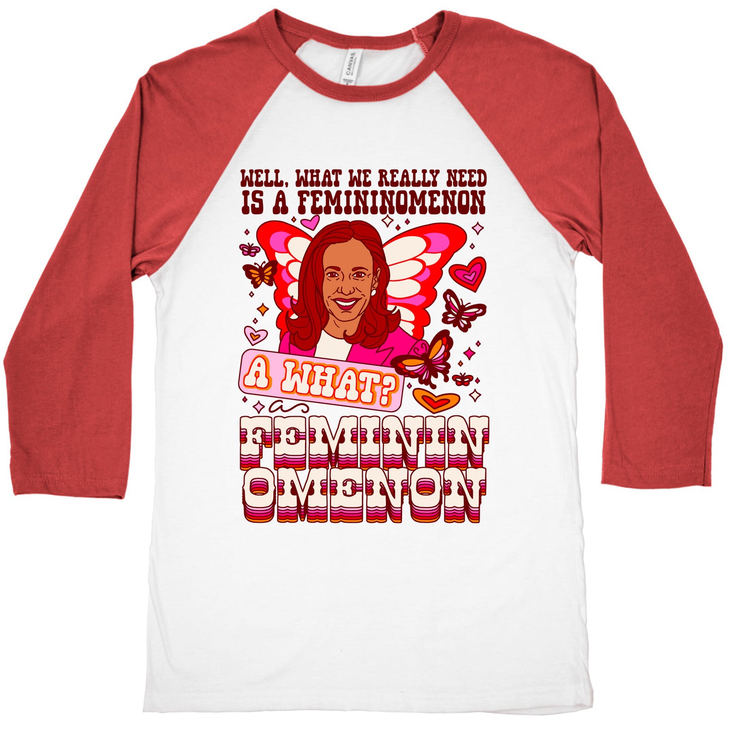 Kamala Harris A Femininomenon Baseball Tee