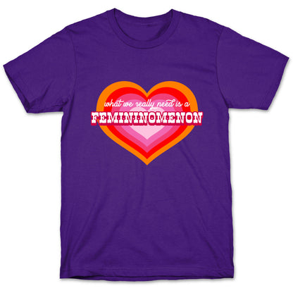 What we really need is a Femininomenon T-Shirt