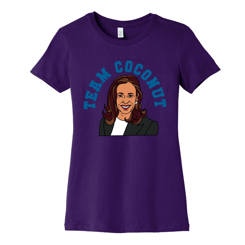 Team Coconut Kamala Harris Womens Cotton Tee