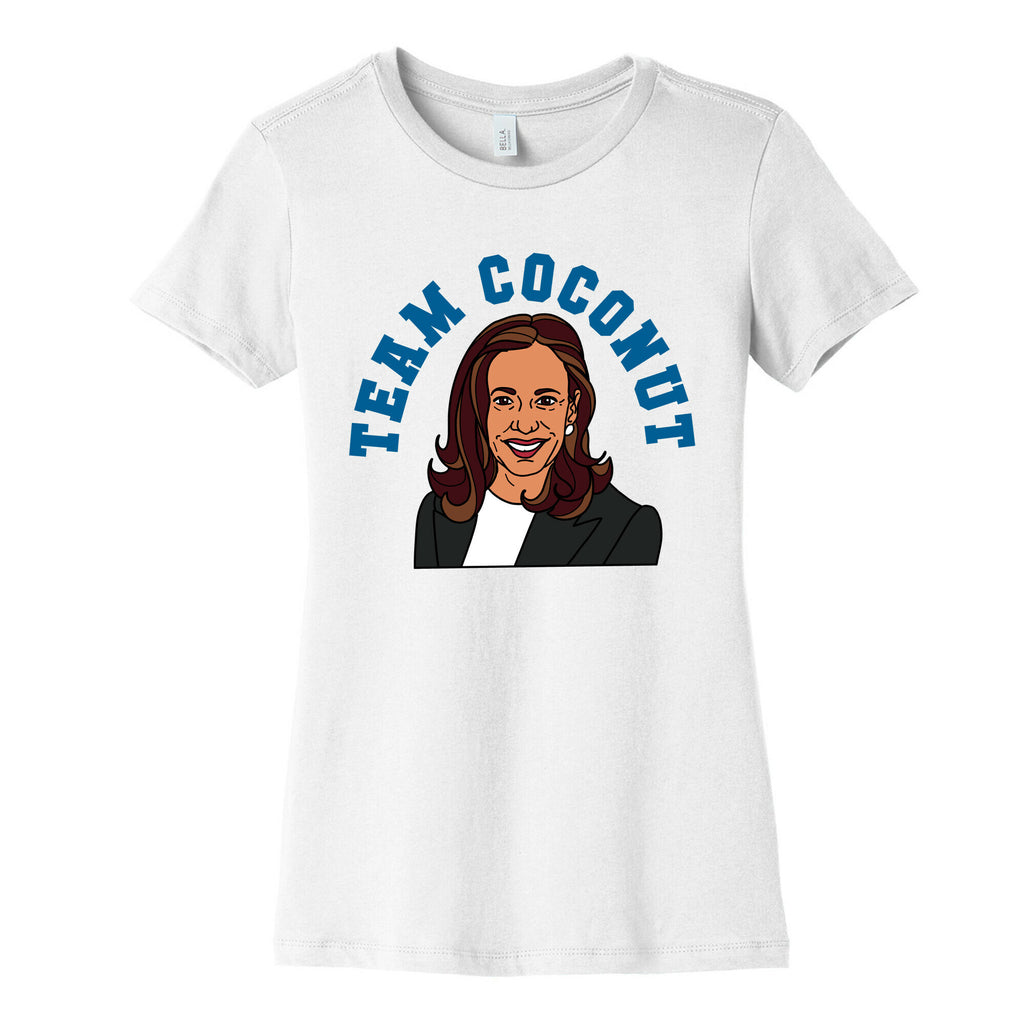 Team Coconut Kamala Harris Womens Cotton Tee