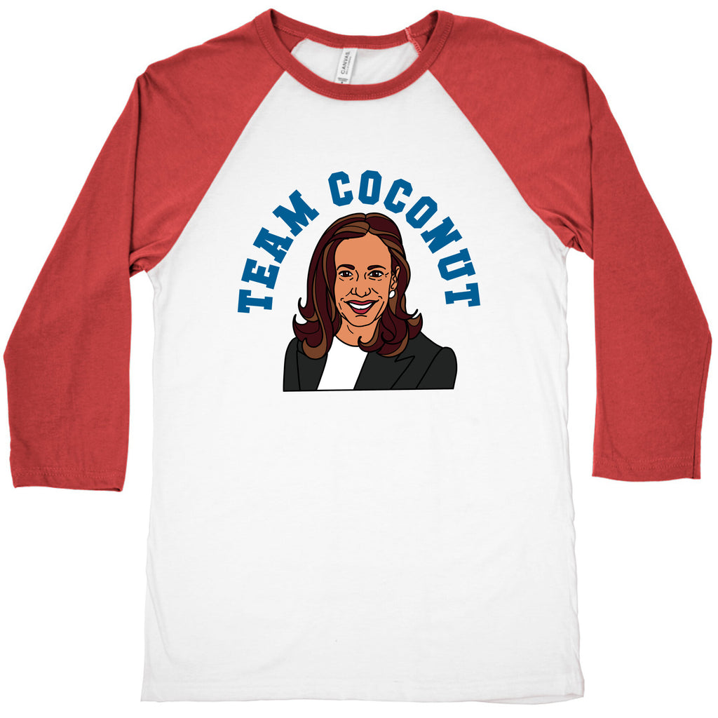 Team Coconut Kamala Harris Baseball Tee